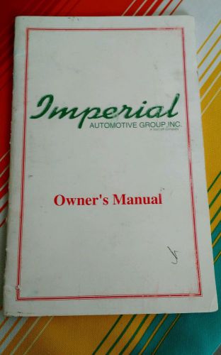 Imperial starcraft custom conversion van owners manual wiring diagram etc