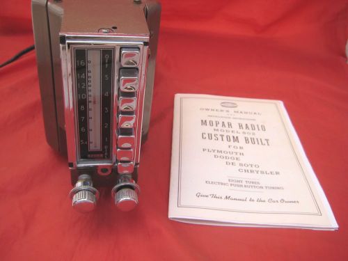 Beautiful restored 1946 47 48 chrysler dodge plymouth desoto radio - plays well