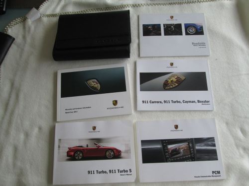 2011 porsche 911 turbo &amp; s owners manual, pcm &amp; case 997 coupe cab driver&#039;s book