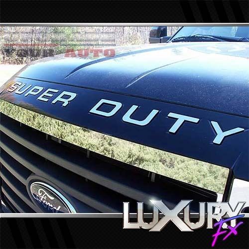 2008-16 ford super duty 9p luxury fx chrome front grille stainless steel graphic