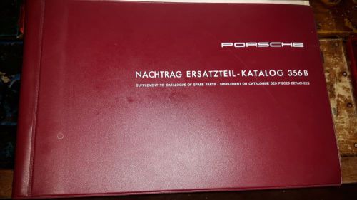 Porsche 356b supplement to catalogue of spare parts nachtrag ersatzteil-katalog