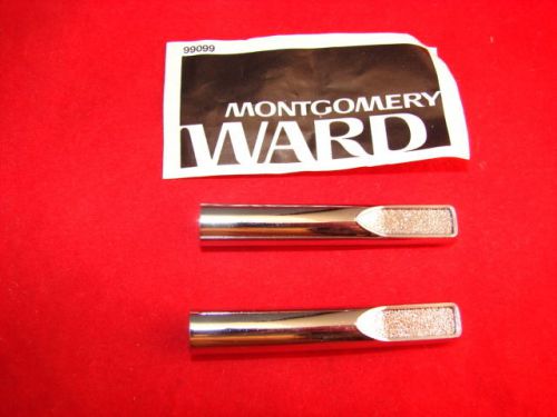 Vintage nos montgomery wards chrome lock knobs 1950&#039;s gm ford chrysler dodge