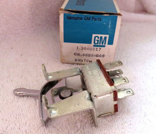 Gm chevrolet indak ac blower switch 4 position pn 3940217 late 60&#039;s early 70&#039;s