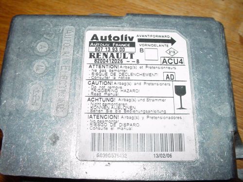 Renault srs airbag module  autoliv 607139300