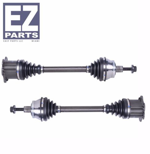 Cv axle shaft pair for 2002 2005 audi a4 a/t fits both side right rh left lh