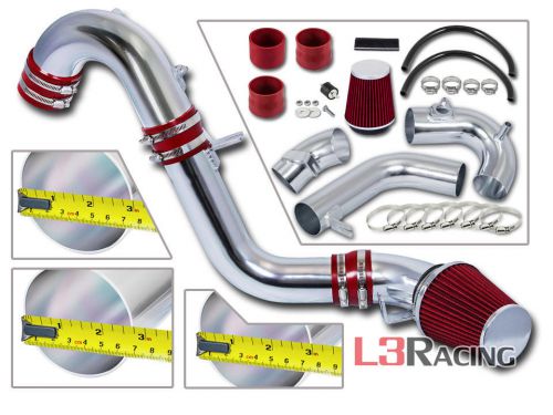 For 12-15 honda civic si 2.4l coupe cold induction air intake kit+ air filter