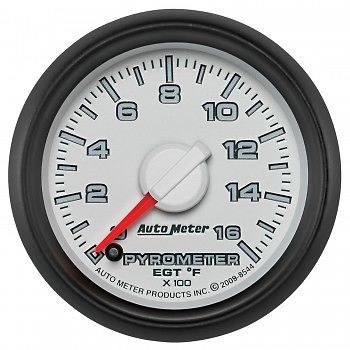Autometer gauge, pyrometer, 2-1/16in, 1,600 degrees f. for ram gen 3 - 8544