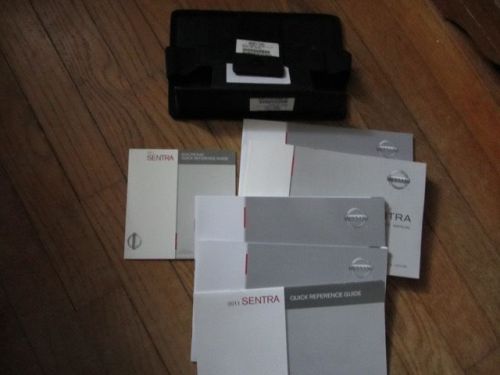 2011 nissan sentra owner&#039;s manual with case