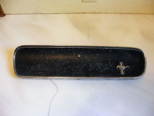 1965 1966 ford mustang original glove box door with emblem latch and lanyard