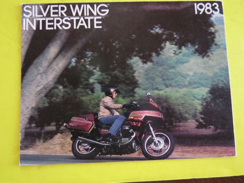1983 honda silverwing interstate dealership sales brochure oem original
