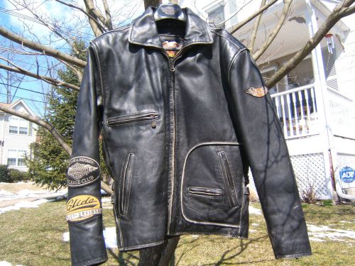 Harley davidson leather jacket vintage old skool small
