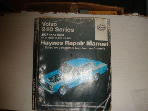Volvo 240 repair manual 1976-1993