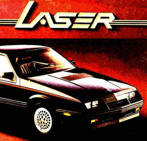 1985 chrysler laser factory brochure -laser xe turbo