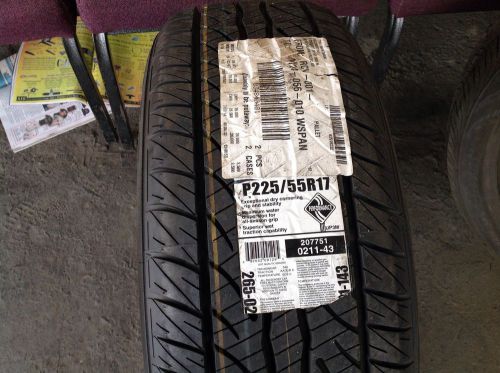 1-new 225/55/17 dunlop sport 5000