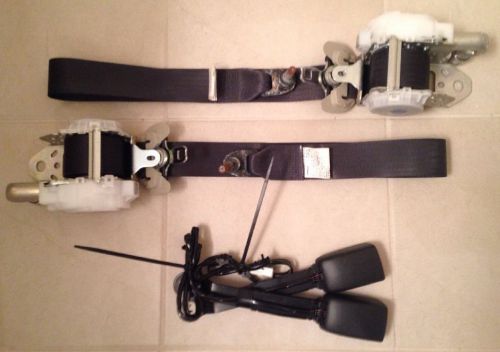 07-13 infiniti g25 g35 g37 4dr front seat belts air bag driver passenger airbag