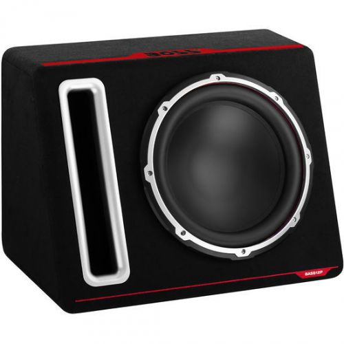 Boss bass12p 400w rms single 12&#034; vented subwoofer enclosure