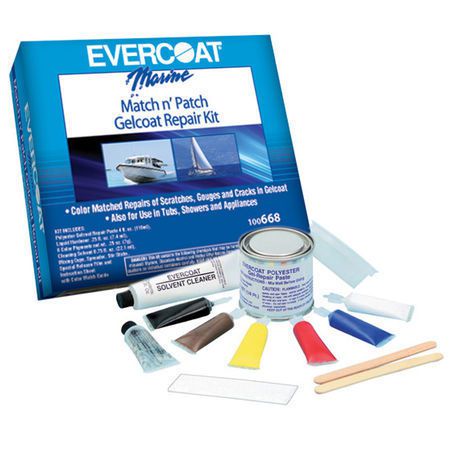 Evercoat marine gelcoat repair kit match n patch ; 100668