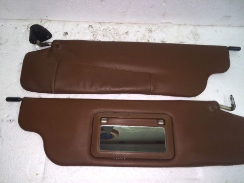 Datsun / nissan 280z black sun visors 77 78 pair set brown oem
