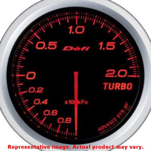 Defi df09902 defi link meter advance bf red 60mm range: -100kpa ~ +200kpa (x100