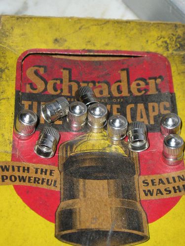 Nos antique schrader car show valve caps plymouth model t a fords buick harley
