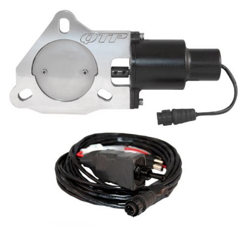 Qtp qtec exhaust cutout (valve/wiring/toggle switch) - 2.5&#034; single kit (qtec25)