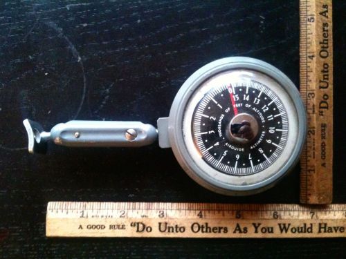 Vintage 1950&#039;s airguide altimeter gauge accessory w/ directional swivel mount