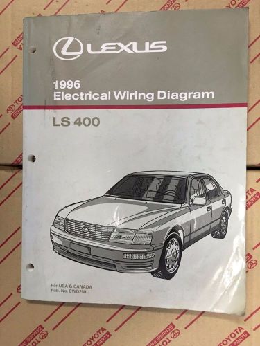 1996 lexus ls400 ls 300 electrical wiring diagram service shop repair manual ewd