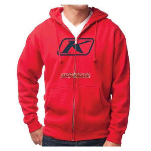 2017 klim icon zip hoodie -red