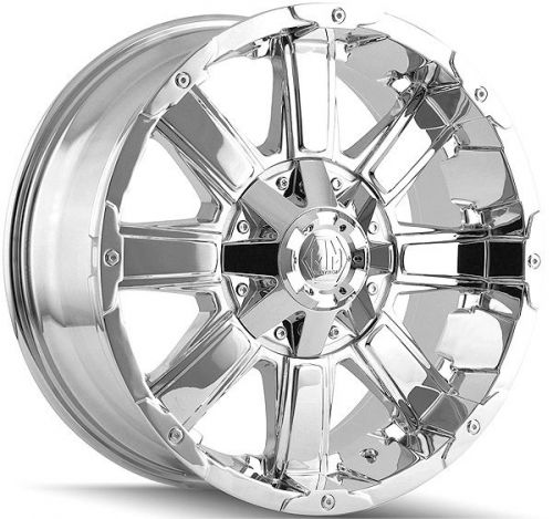 4-new mayhem 8030 chaos 18x9 6x135/6x139.7 -12mm chrome wheels rims