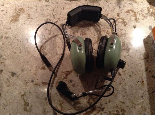 David clark headset model h3330 pilot green super clean