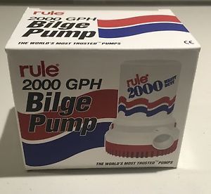 Rule  2000 gph bilge  pump 12v