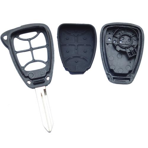 Lot2 New Uncut Blade Remote Key Shell Fit for Chrysler Dodge Jeep W/Pad 6buttons, US $12.00, image 3