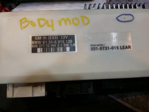 Bmw bmw x5 chassis brain box body control 01 02 03