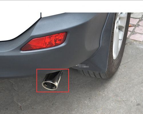 Stainless steel exhaust end pipe muffler tip pipe for toyota rav4 2013 - 2016