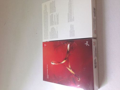 Adobe acrobat xi pro for windows (retail) (1 user/s) new, sealed. never used.!