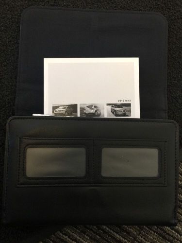 2015 lincoln mkx owners manual