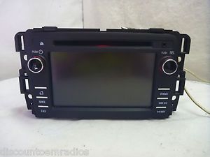 13 14 15 16 gmc acadia cd xm hd media touch screen display radio 22989266 cyb134