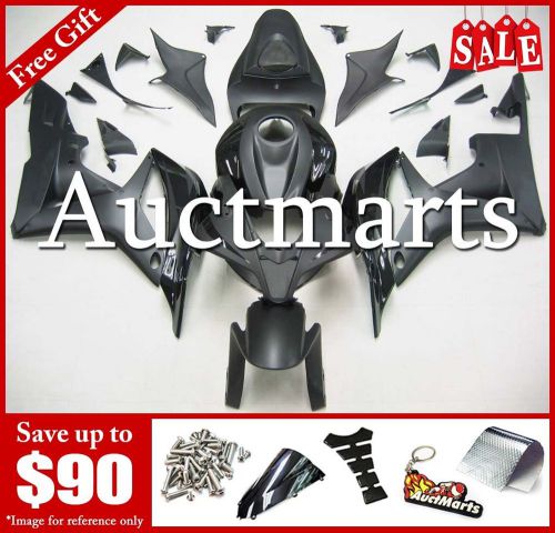 For honda cbr600rr 2007-2008 07-08 fairing abs plastic matt black titan 1h32 zm