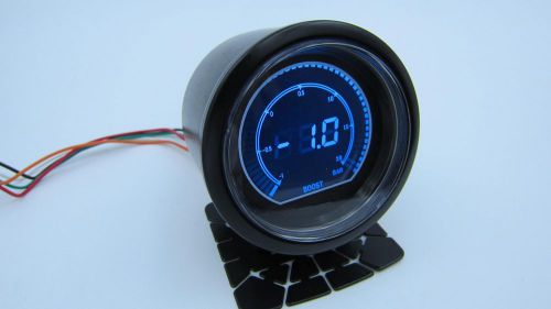 60 mm 2.5&#039;&#039; lcd two color car auto turbo boost gauge digital auto gauge meter