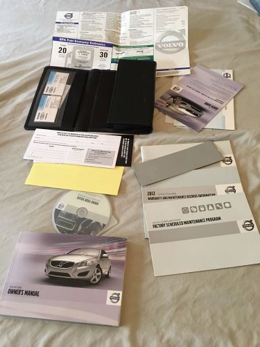 2012 volvo s60 owner&#039;s manual free shipping