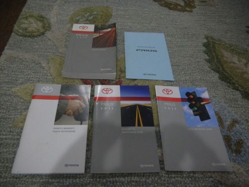 2015 toyota prius owners manual set + free shipping
