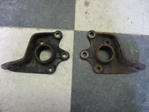 1935 ford v8 original front motor mounts, with water inlets