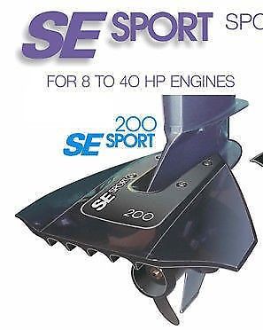 New se sport 200 se200 hydrofoil hydro foil doel fin stabilizer se200blk