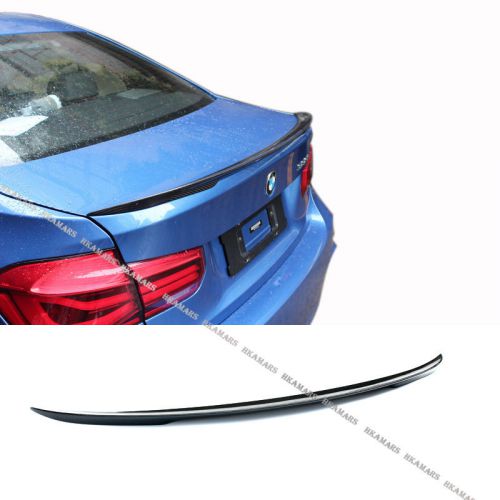 2014-2017 bmw f80 m3 sedan 4dr carbon fiber trunk spoiler lip