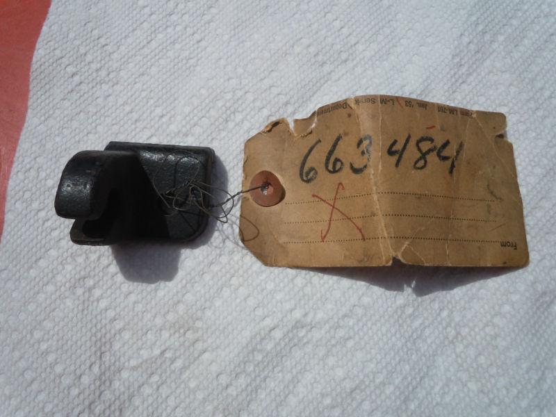 Nos willys jeep passenger seat floor pivot - for drivers side of passenger seat