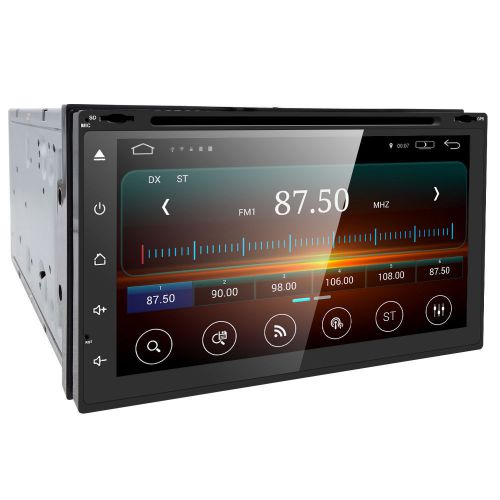 7&#034;android 5.1 quad core car in dash dvd player gps stereo wifi camera bt obd tv