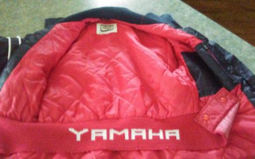 Yamaha snowmobile racing jacket