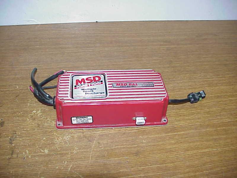 MSD 6AL CDI Ignition #6420 Box with 9000 RPM Rev Chip NASCAR ARCA NHRA Wissota, US $46.00, image 3