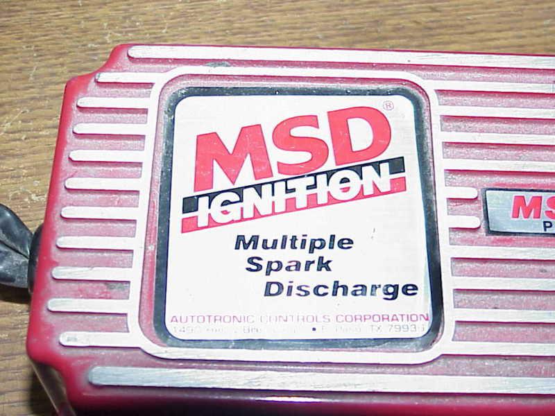 MSD 6AL CDI Ignition #6420 Box with 9000 RPM Rev Chip NASCAR ARCA NHRA Wissota, US $46.00, image 7