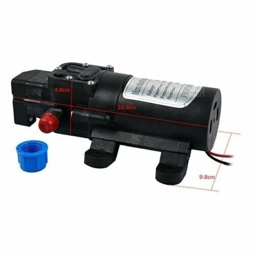 Water pump 12v 60w self priming high pressure caravan boat  5l per min diaphragm